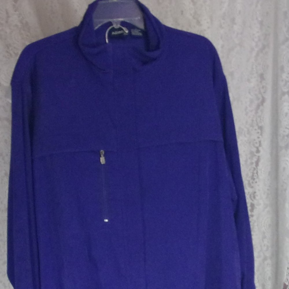 Allison & Co. Royal Purple Jacket Pants Jogging Leisure Suit  NWOT Size L